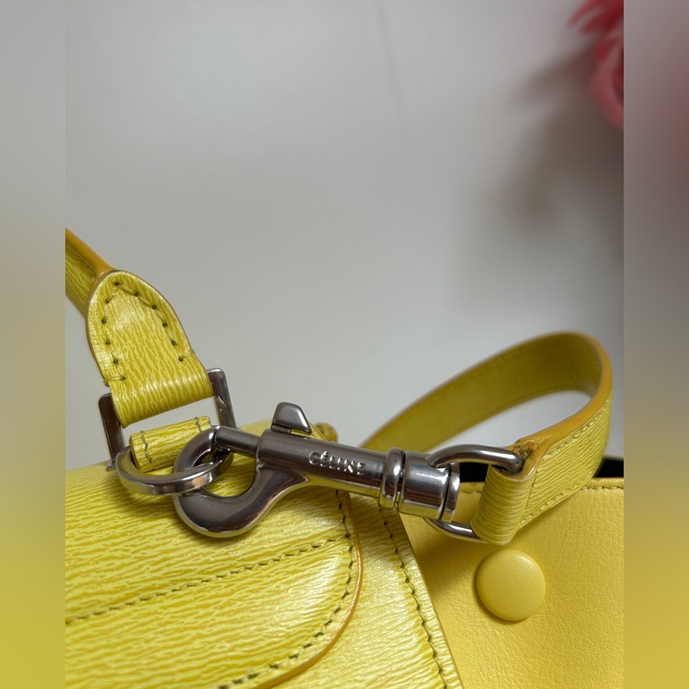 Celine Trapeze Calfskin Leather Bag - Picture 11 of 13